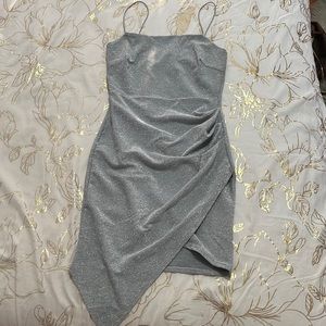 Silver Glitter Dress